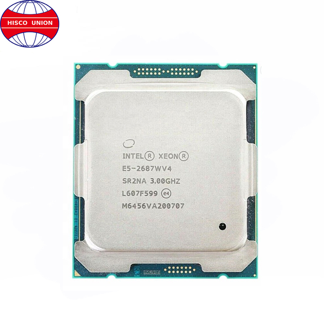 Original for Intel Xeon E5-2687WV4 3.00GHZ 12-Core 30MB SmartCache E5 2687W V4 FCLGA2011-3 TPD 160W