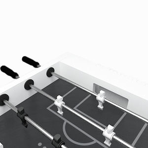 Mesa <span class=keywords><strong>de</strong></span> Futbolín Profesional ITSF <span class=keywords><strong>de</strong></span> 55 Pulgadas (140 cm) con Patas <span class=keywords><strong>de</strong></span> Metal en Forma <span class=keywords><strong>de</strong></span> V, MDF y Acero Inoxidable, 8 Varillas, Marca JIUXING SPORTS JX-177, Garantía <span class=keywords><strong>de</strong></span> 3 Años - Product Image 3