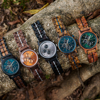 Livraison Rapide Ventes Flash Vente en Gros Faible MOQ Dropshipping Logo Personnalisé OEM Montre en Bois Écologique pour Homme à Cadran à Aiguilles à Quartz