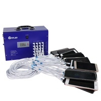 20 kits solaires portables au lithium pour la charge de téléphones USB, 150W, 12.8V, contrôleur PWM, utilisés dans les routeurs WIFI, les chariots de vente, batterie 50Ah