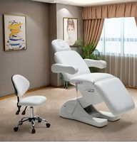 Table de massage électrique moderne à 3 moteurs pour esthéticiennes, lit de spa pour extensions de cils