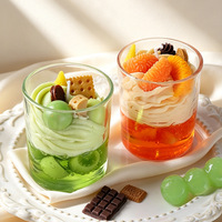 Benutzerdefiniertes Logo Realistische Frucht-Dessert-förmige Duftkerzen Neuartige Souvenirs Geschenk Wohndekor Glas-Sojawachskerze