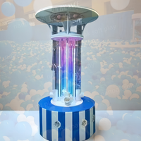 Machine à souffler des balles océaniques commerciales avec lumière LED, équipement interactif pour aire de jeux intérieure, idéal pour centre commercial, parc d'attractions, jeu pour enfants