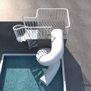 Custom Building Outside Luxury Staircase for Home to 2nd Floor Fire Escape Stairs Duplex Stairs Villa <strong>Swimming</strong> <strong>Pool</strong> Stair <strong>Slide</strong> - Product Image 3