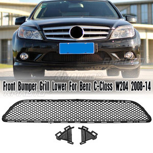 ตะแกรงกันชนหน้าล่าง W204 สำหรับ Mercedes Benz C-Class AMG W204 ปี 2008-2014 ตะแกรงกันชนหน้าล่างแบบ Racing - Product Image 1