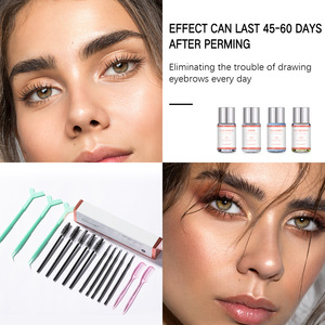 Prothèses en silicone naturelles non irritantes pour rehaussement de cils, sans colle, à action rapide en 5 minutes, personnalisables pour sourcils et cils - Product Image 4