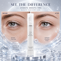 Crème Contour des Yeux Anti-Âge Professionnelle : Réduit les Poches et les Cernes – Formule Personnalisée en Gros, Mélange Éclat des Yeux à la Vitamine C et aux Peptides