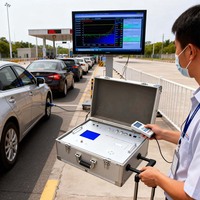 Analizador Portátil de Gases de Escape para Pruebas de Emisiones de Motores con Impresora y Autocalibración