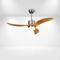 Ventilateurs de plafond LED durables avec télécommande pour la décoration intérieure de restaurants, bars, maisons, hôtels et chambres à coucher (vente en gros)