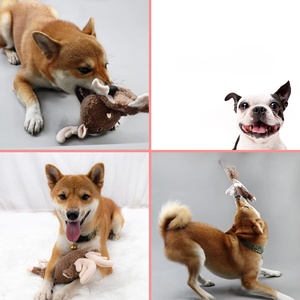 Jouet pour chien en peluche en forme d'élisar, couineur, pour Noël, vente en gros 2026 - Product Image 4