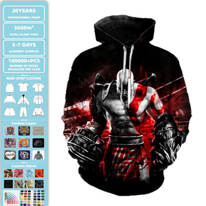 Felpa Casual con Stampa 3D HD di Alta Qualità, Stile <span class=keywords><strong>Anime</strong></span>, per Uomo e Donna, 100% Poliestere Traspirante con Tasca - Product Image 1