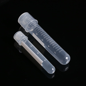 Yuan Yi Disposable Culture <b>Tubes</b> 5ml 12ml With Graduations <b>Plastic</b> Sampling <b>Tubes</b> With Caps Medical Grade Transparent - Product Image 1
