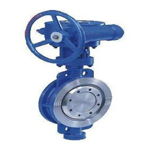 Vanne papillon à turbine Longyao Shuangyong en acier moulé D373H-16C semi-excentrique pour eau basse pression - Product Image 1
