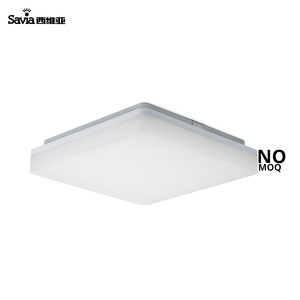 Plafonnier carré LED Savia 15w pour <span class=keywords><strong>salle</strong></span> <span class=keywords><strong>de</strong></span> <span class=keywords><strong>bain</strong></span>, balcon, couloir, IP44, étanche, en acrylique, montage mural encastré - Product Image 1