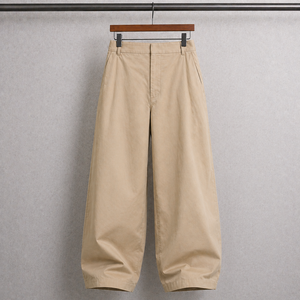 High Quality Custom Streetwear 100% <b>Polyester</b> Breathable Eco-Friendly Baggy Men's Wide Leg Sweatpants Casual Khaki Pants - Product Image 2