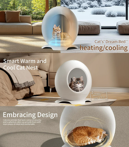 Bestes Design beheiztes und kühlendes Haustier bett, stilles intelligentes Nest für Katzen, geeignet für jede Temperatur und Jahreszeit - Product Image 5