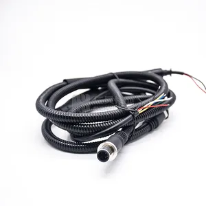 Macho Assembly Hembra 4M 5M M12 Cable Mdvr Extension M12-4 Conector