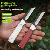 Cuchillo de injerto multifuncional hecho a mano, duradero, para injertar árboles, cuchillo para brotes, herramienta especializada.
