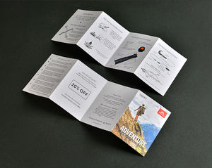 Volantini personalizzati stampa catalogo servizio di stampa Tri Fold Flyer stampa volantino pieghevole Brochure - Product Image 1