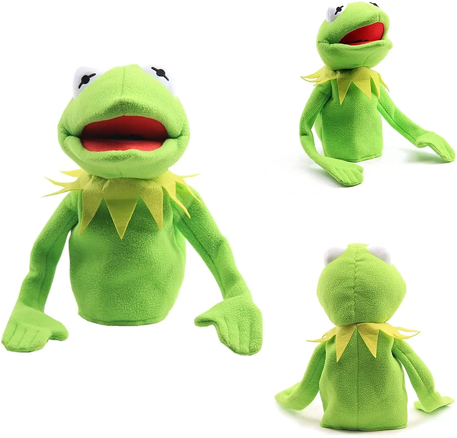 Marionnette à main de grenouille verte personnalisée, jouet en peluche de grenouille d'interaction Parent-enfant, cadeau créatif d'anniversaire pour garçons et filles