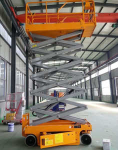 高空自走式剪刀式高空作业平台 工作高度8m 负载能力450kg 用于钢结构安装 - Product Image 4