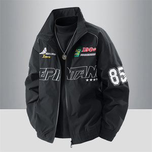 <span class=keywords><strong>Giacca</strong></span> da Uomo Personalizzata in <span class=keywords><strong>Pelle</strong></span> PU Vintage Stile Biker Classico <span class=keywords><strong>con</strong></span> Cerniera e Tasche - Product Image 2