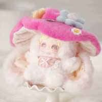 Authentique Lucky Deer Nai Goodnight Bunny Witch Letter Glass Troisième Génération Blind Box Doll Hand Pendant Gift Plush Toys