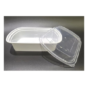 Contenedores de almacenamiento de alimentos de plástico PP para microondas Contenedor de preparación de comidas de diseño moderno para comida para llevar lista para exportar - Product Image 1