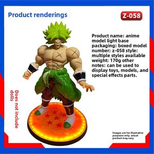 Base de Exhibición con Iluminación USB de 20 cm para Kits de Modelos <span class=keywords><strong>Gundam</strong></span>, Figuras de Anime, Figuras de Acción, Estatuas Coleccionables, Soporte de Efectos Especiales, al por Mayor - Product Image 3