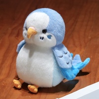 Produk Terlaris Mainan Boneka Grosir Serbaguna Kawaii dan Cantik Mainan Burung Beo 25cm Boneka Lembut untuk Anak