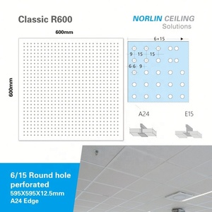 Plaques de <span class=keywords><strong>plâtre</strong></span> perforées décoratives en PVC pour <span class=keywords><strong>plafond</strong></span> 600x600mm – <span class=keywords><strong>Prix</strong></span> compétitif – Plaques de <span class=keywords><strong>plâtre</strong></span> pour cloisons sèches en promotion - Product Image 5