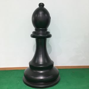 دعامة للتصوير الفوتوغرافي مجموعة كاملة من راتنج الألياف الزجاجية العملاقة مجموعة الشطرنج الأبيض والأسود للنحت في الهواء الطلق ديكور موضوع حديقة المنزل - Product Image 5