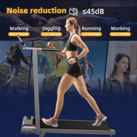 Caminadora Plegable Eléctrica para Ahorrar Espacio, Máquina de Ejercicio Cardiovascular para Interiores, Tapis Roulant Plegable, Caminadora Deportiva Eléctrica para el Hogar