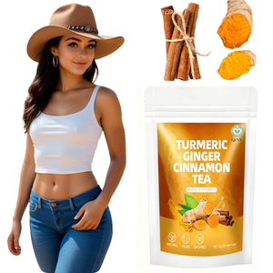 Tè Immunitario alla Curcuma, Zenzero e Cannella, Integratore Erboristico Naturale Anti-infiammatorio e per il Supporto Digestivo, 20 Bustine di Tè - Product Image 1