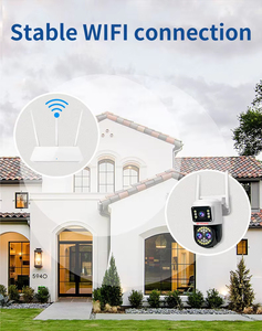 Q929 4MP Dual-Hình Thức An Ninh Máy Ảnh Súng & Bóng Zoom Siêu HD Phát Hiện Chuyển Động 120 ° Toàn Cảnh Xem Thời Tiết Cho Trong Nhà/Ngoài Trời - Product Image 5