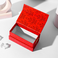 Boîte-cadeau magnétique pour mariage, pour demoiselle d'honneur, en carton artisanal, nouveau Design de luxe rouge et Orange, avec chaîne en métal, vente en gros,