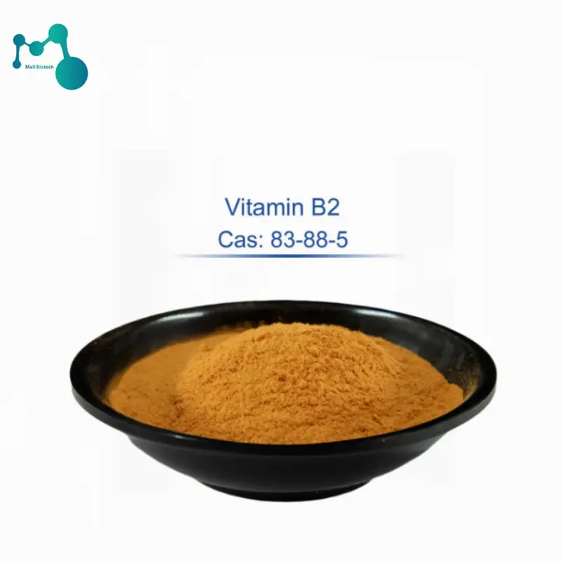 リボフラビンビタミンB2 CAS 83-88-5食品グレードリボフラビンビタミンB2粉末