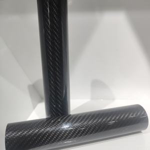 Lightweight Carbon Fiber Round Tube: High-Strength for Industrial <b>Frames</b> - Product Image 6