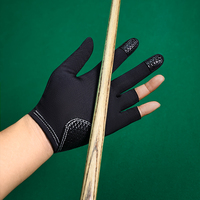 Gants de billard sans doigts magnétiques pour hommes XG94, accessoires pour joueurs de billard, confortables, doux, légers, gants de snooker