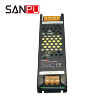 Alimentation électrique AC-DC SANPU 150W 12V à sortie unique pour usage industriel, entrée 100-240VAC, 12A, éclairage LED pour caméra, CE ROHS pour IP40