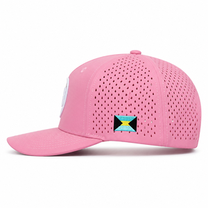 Casquette de baseball personnalisée découpée au laser et perforée, avec logo brodé à la main, 100% polyester, style vintage ethnique, unisexe, imperméable <span class=keywords><strong>KASO</strong></span> - Product Image 3
