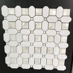 Hình dạng Seashell Gạch <span class=keywords><strong>Mosaic</strong></span> với giá bán buôn bằng tia nước Gạch <span class=keywords><strong>Mosaic</strong></span> cho tường trang trí nội thất - Product Image 5