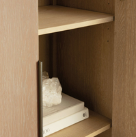 Buffet en bois massif avec rangement pour salle à manger, mobilier de maison contemporain moderne de luxe, personnalisable