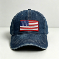 Patch brodé drapeau américain Étoiles et rayures USA Fabricant OEM personnalisé Applique thermocollante pour vestes, jeans, chapeaux, sacs