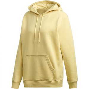 Sweat-shirt à capuche toutes saisons en tissu confortable en mélange de coton - Product Image 1