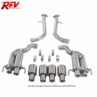 Système d'échappement Catback personnalisé en acier inoxydable pour Lexus RCF IS500 5.0L, tuyau droit REV