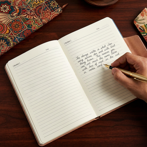 Carnet en liège en gros avec <span class=keywords><strong>boucle</strong></span> magnétique, papeterie ethnique, carnet de voyage, bloc-notes en papier, carnet à texture artistique - Product Image 3