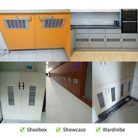 Grille de ventilation évent à persiennes pour accessoires de quincaillerie de chaussure d'armoire couvercle de Ventilation