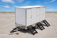 Toilettes préfabriquées économiques, salle de bain mobile, cabine de douche, toilettes modulaires