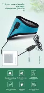 <span class=keywords><strong>Chauffe</strong></span>-<span class=keywords><strong>nuque</strong></span> en graphène USB, protection chauffante électrique pour le cou, thérapie thermique pour soulager la douleur, collier chauffant portable pour massage cervical - Product Image 4